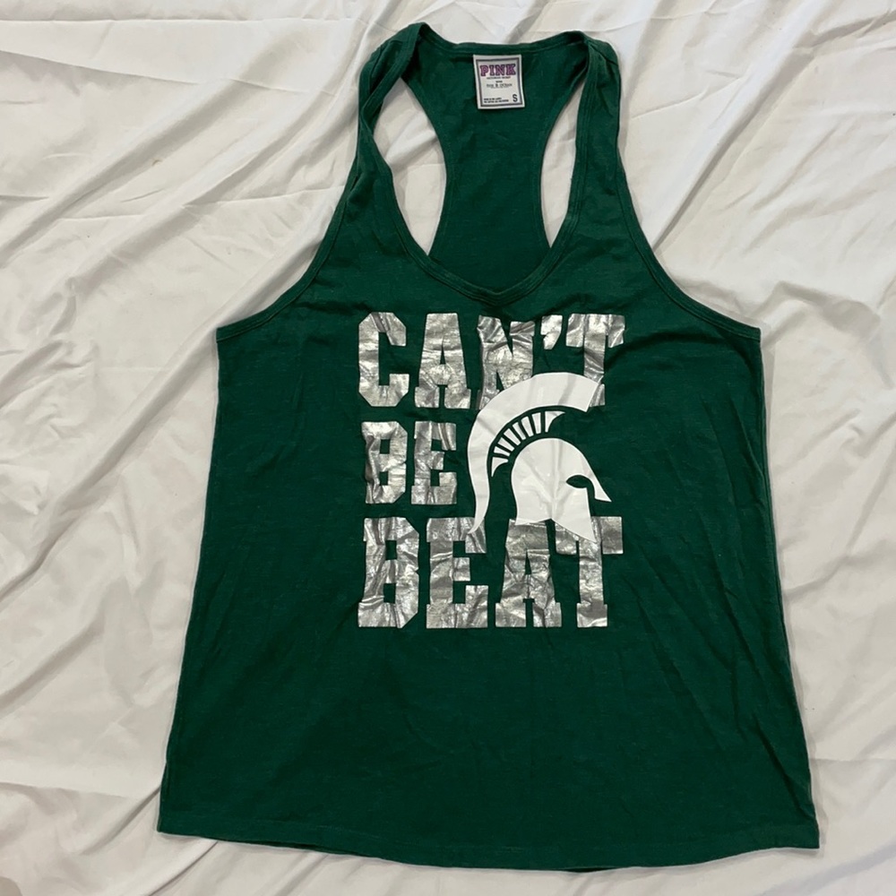 pink spartan tank top